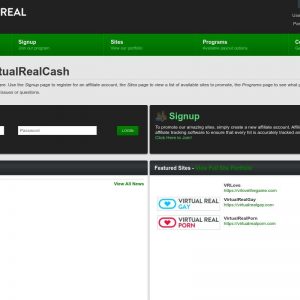 Virtual Real Cash - top Porn Affiliate Network