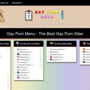 Gay Porn Menu - top Porn Sites List