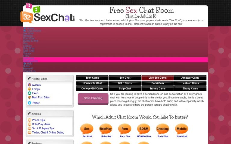 321Sexchat - top Sex Chat Sites