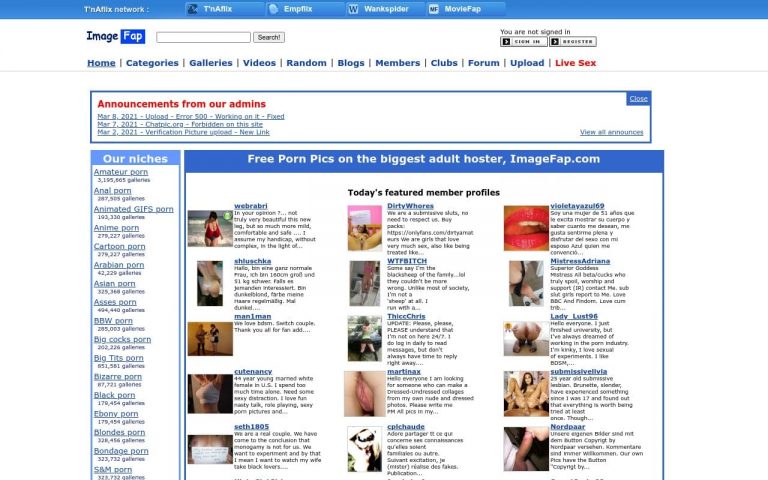 Imagefap - top Deepfake Porn Sites