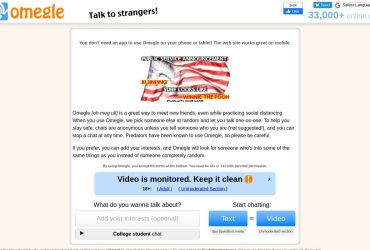 Omegle - top Sex Chat Sites